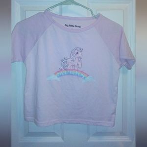 My little pony crop top sz L